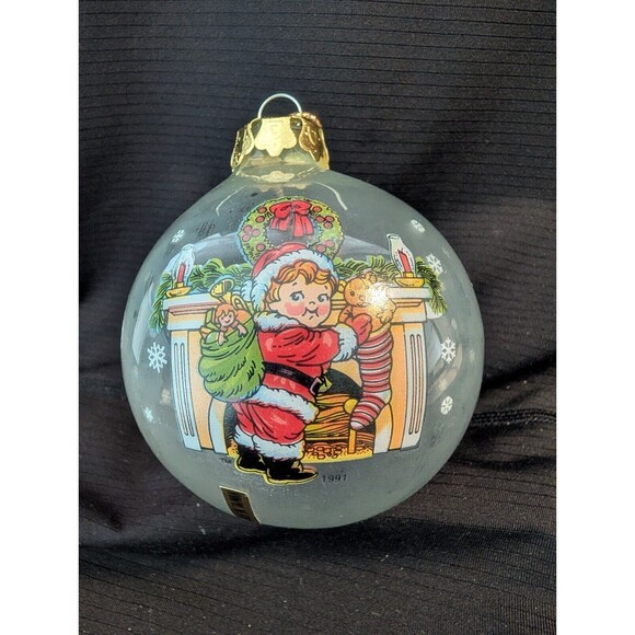 Lot of 17 Campbell's Soup Kids Christmas Ornaments 1980 - 1999 Round 3" dia - Picture 12 of 16